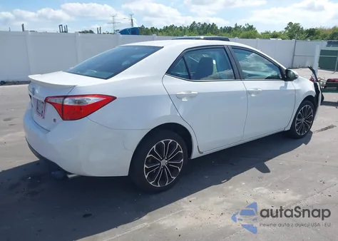 2014 Toyota Corolla S Plus z USA, uszkodzony, nr VIN 2T1BURHE5EC117152